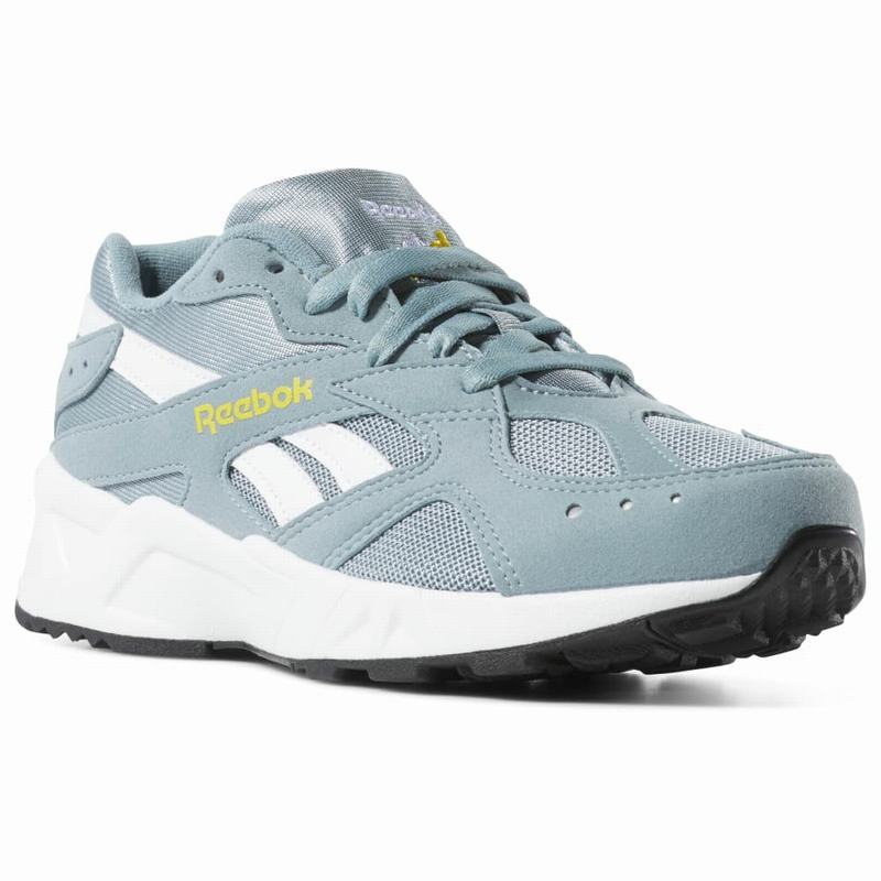 Reebok Aztrek Tenisky Damske - Tyrkysové/Žlté/Biele MG6243PC